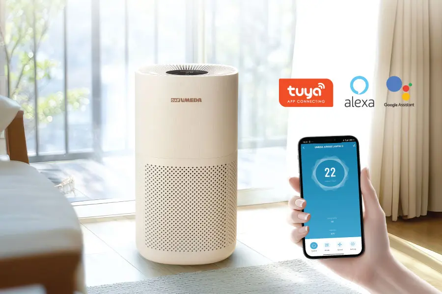 Dapat dioperasikan menggunakan TUYA, Amazon ALEXA dan
Google Assistant pada smartphone.